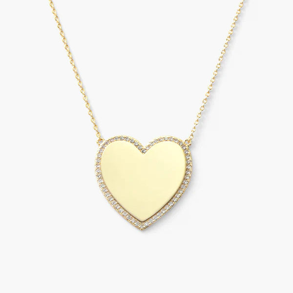 Heartfelt EverHeart Necklace: Double-Sided Charm, Adjustable Lengths