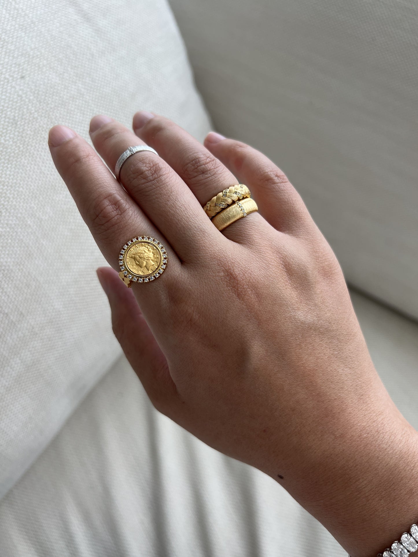 Liberty Coin Ring