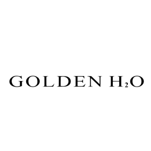 Golden H2O Jewelry Logo - A distinctive design representing elegance and luxury with a touch of water-inspired brilliance.